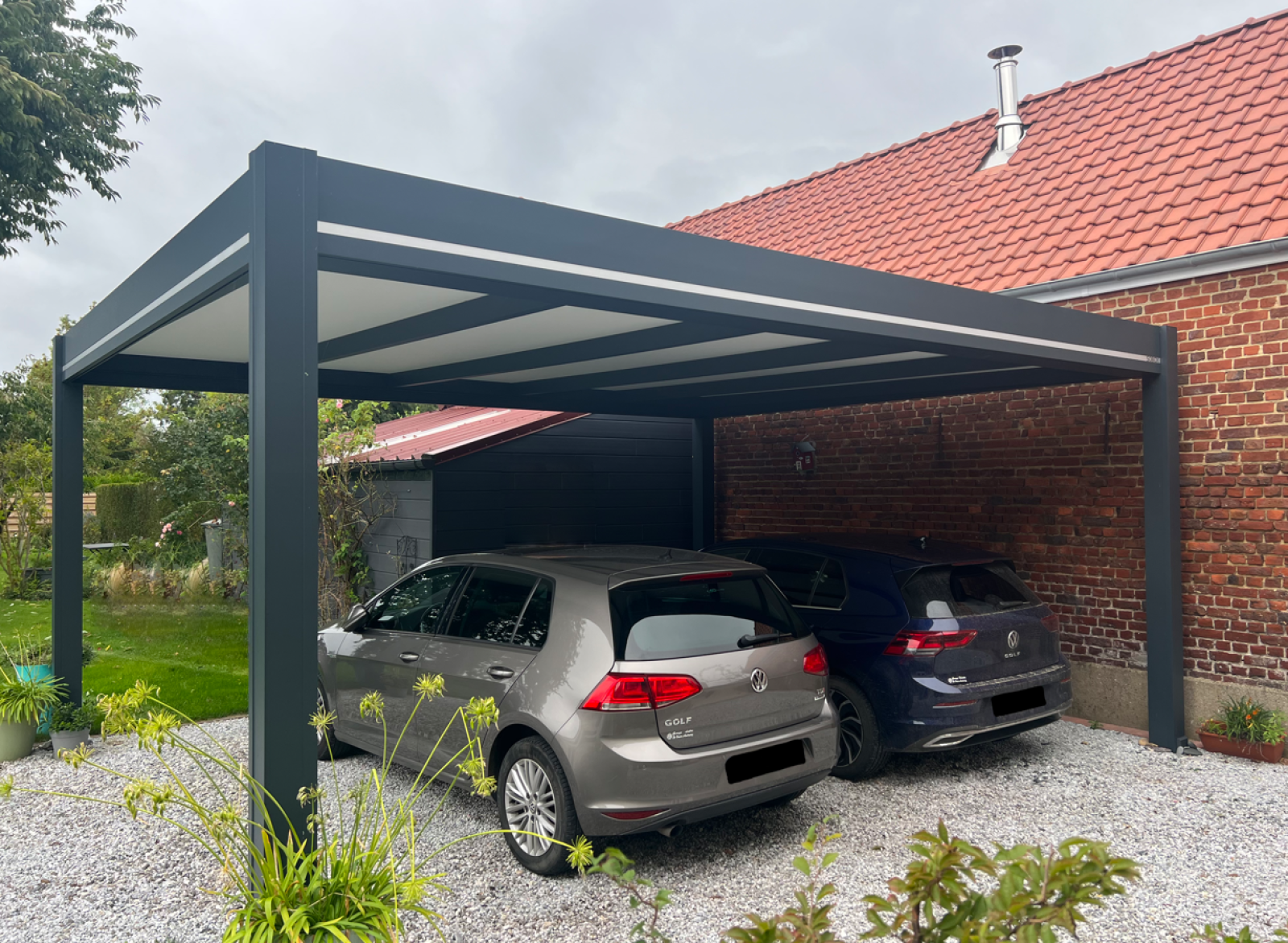 Fabricant de carport en panneau sandwich ou en bacacier Differdange