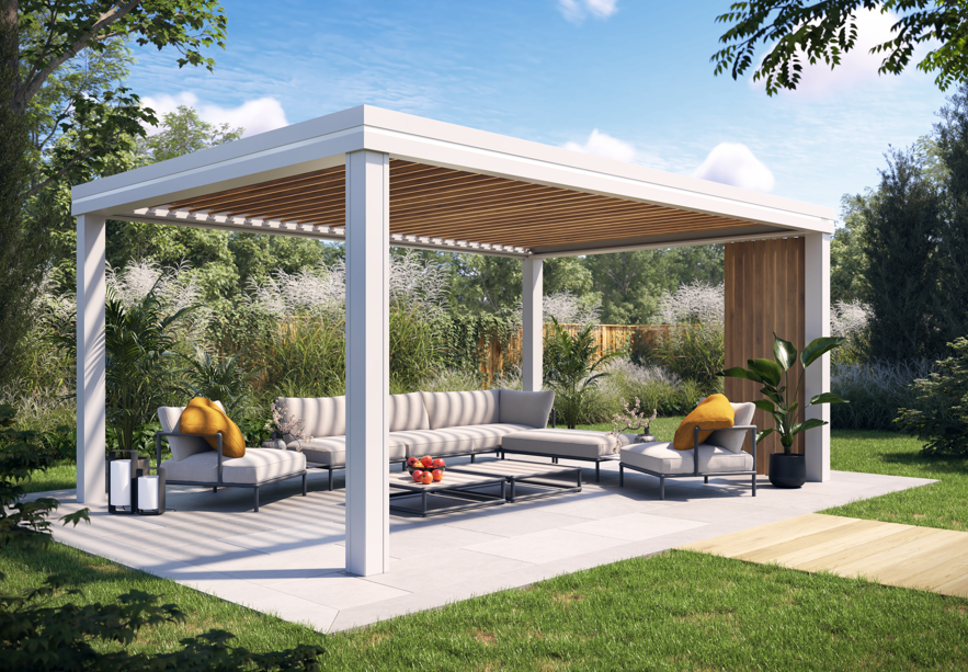 Installation pergola bioclimatique à Esch sur Alzette