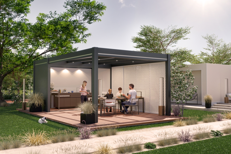 Garden room en aluminium sur mesure à Dudelange au Luxembourg