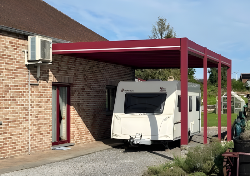 Abri de voiture en aluminium - Carport sur mesure à Diekirch au Luxembourg