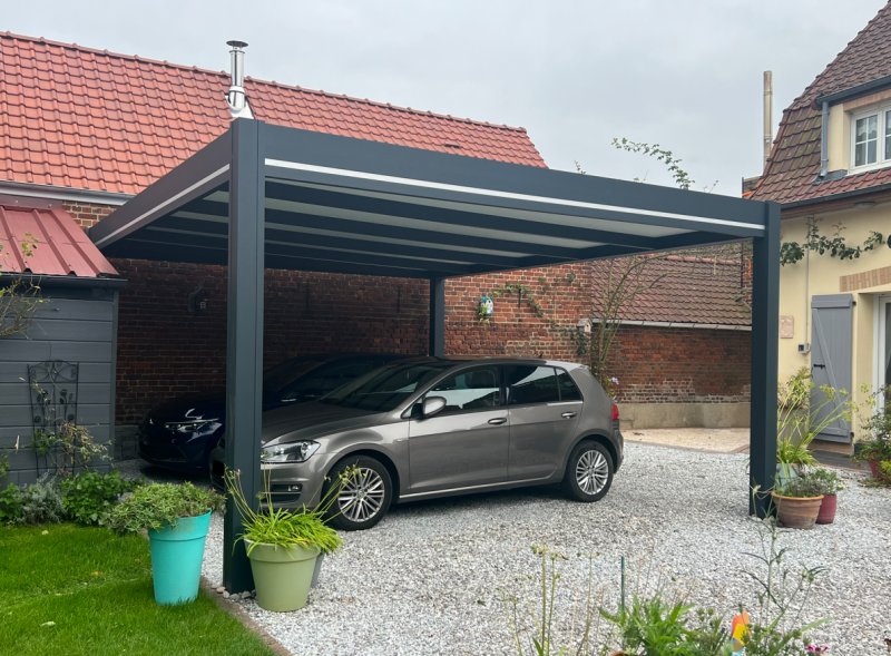 Maßgeschneiderter Wohnmobilunterstand in Ettelbrück Luxemburg