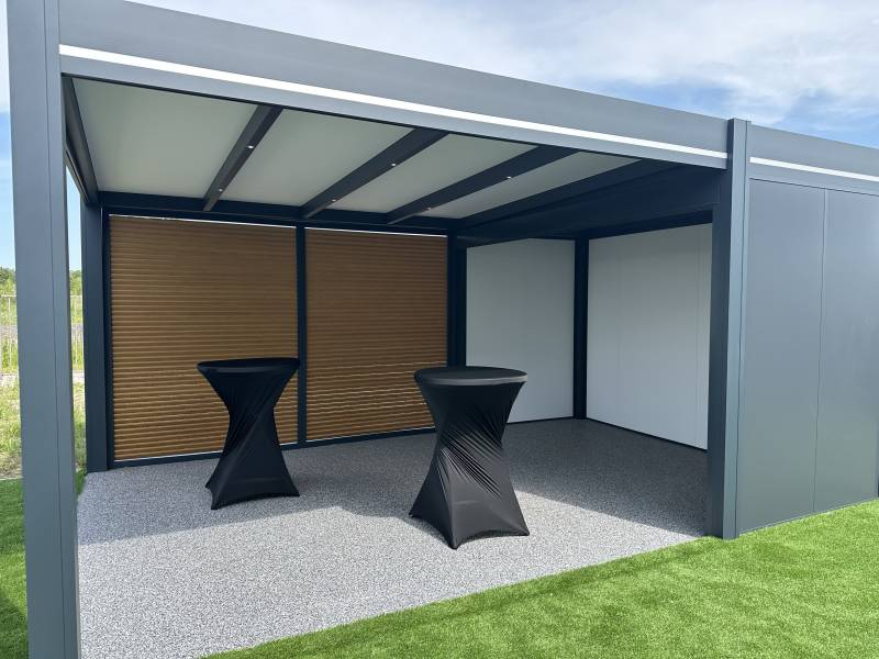 Garden room en aluminium moderne à Esch sur Alzette au Luxembourg