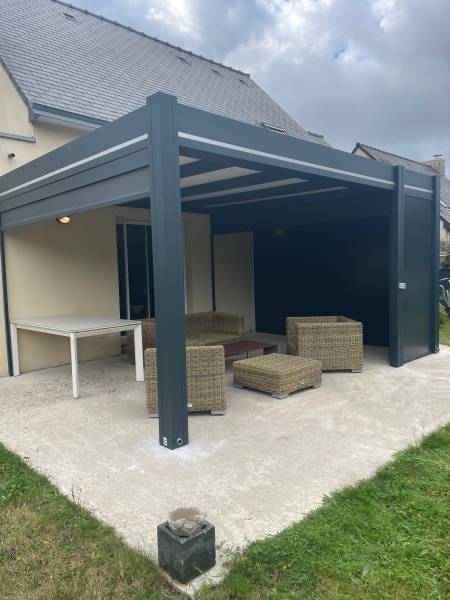 Abri de jardin aluminium sur mesure au Luxembourg à Diekirch