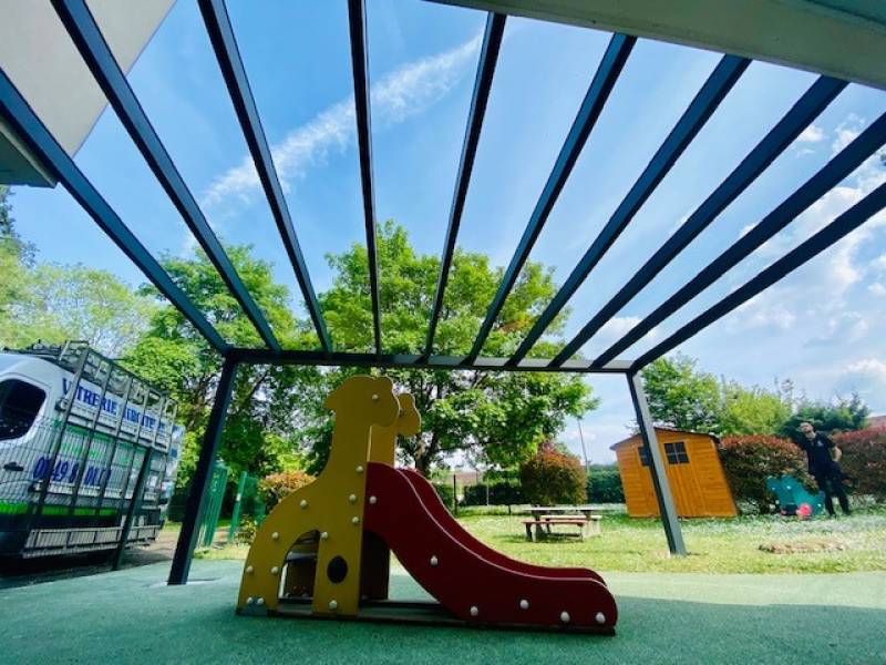 Glas Aluminium-Terrassenüberdachung auf Maß in Strassen, Luxemburg