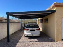 Notre zone d'activité pour ce service Conception et fabrication d'auvent attenant pour terrasse de jardin